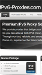 Mobile Screenshot of ipv6proxies.com