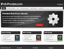 Tablet Screenshot of ipv6proxies.com